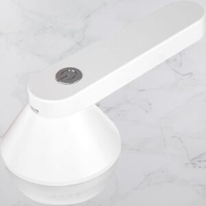 Electric Fabric Shaver, Rechargeable Lint Remover with 6-Leaf Blades, Electric Sweater Shaver, Fuzz Remover, Lint Roller (White)