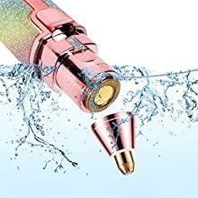 BLAWLESS Rechargeable 2 in 1 Facial Hair Remover Epilator & Eyebrow Trimmer Machine for Women Face, Upper Lip, Chin, Eyebrow Trimmer, Flawless/Blawless Trimmer (Color = Rainbow)