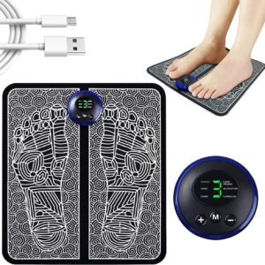 EMS FOOT MASSAGER,Electric Foot Massage Pad, USB Rechargeable Foot Massage