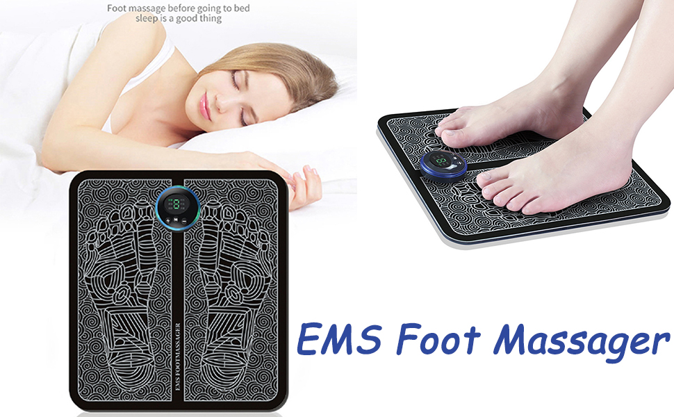EMS FOOT MASSAGER,Electric Foot Massage Pad, USB Rechargeable Foot Massage - Image 2